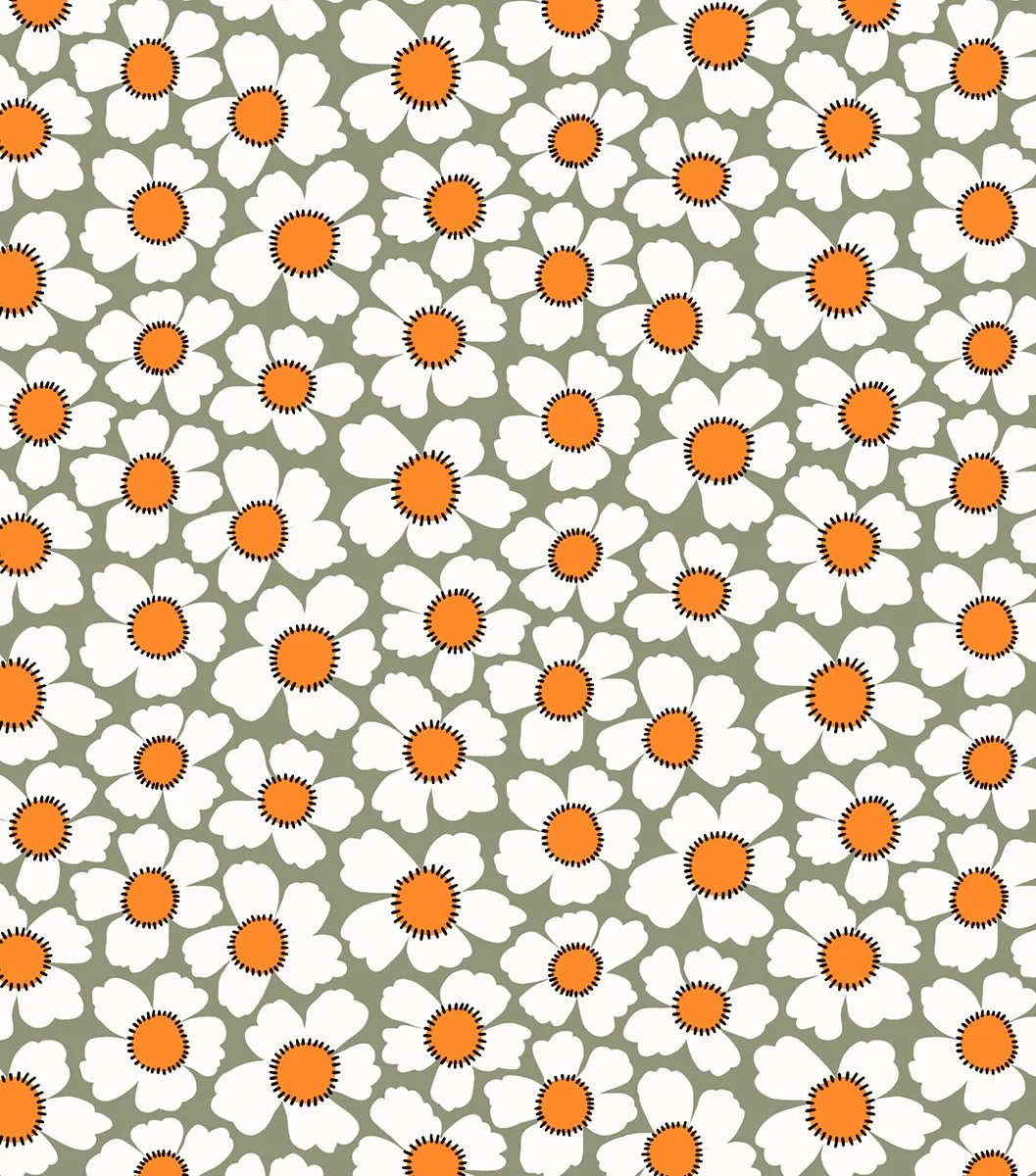 Green-Daisies-Pattern-Art-Licensing-Collection-Sandra-Hutter