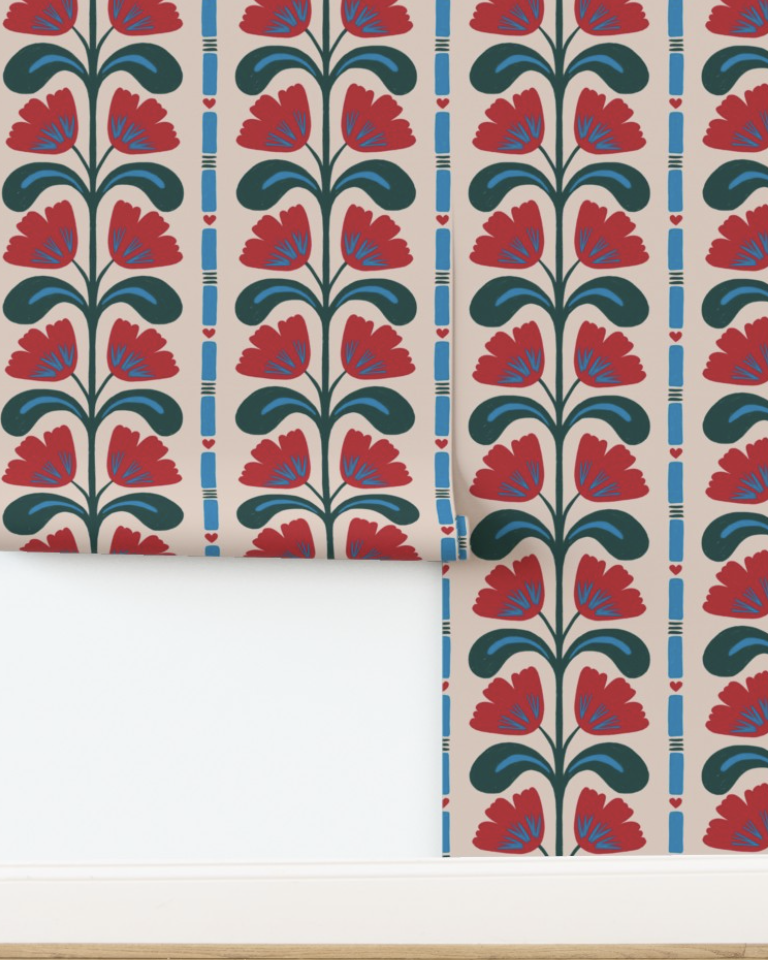 red-tulip-folk-flower-tree-on-blush-large-wallpaper-mockup.png