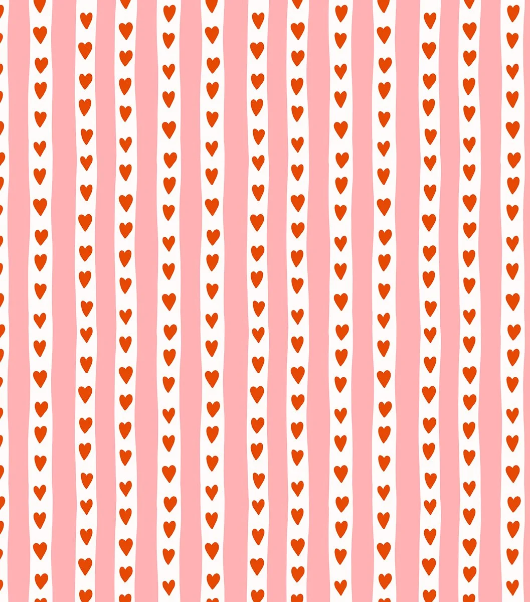 Stripes-Hearts-Pink-White-Pattern-Art-Licensing-Collection-Sandra-Hutter