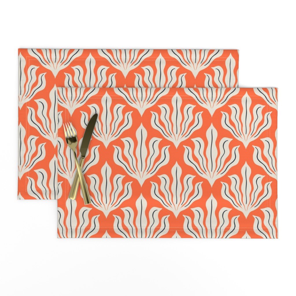 Wavy-Damask-orange-table-set.jpg