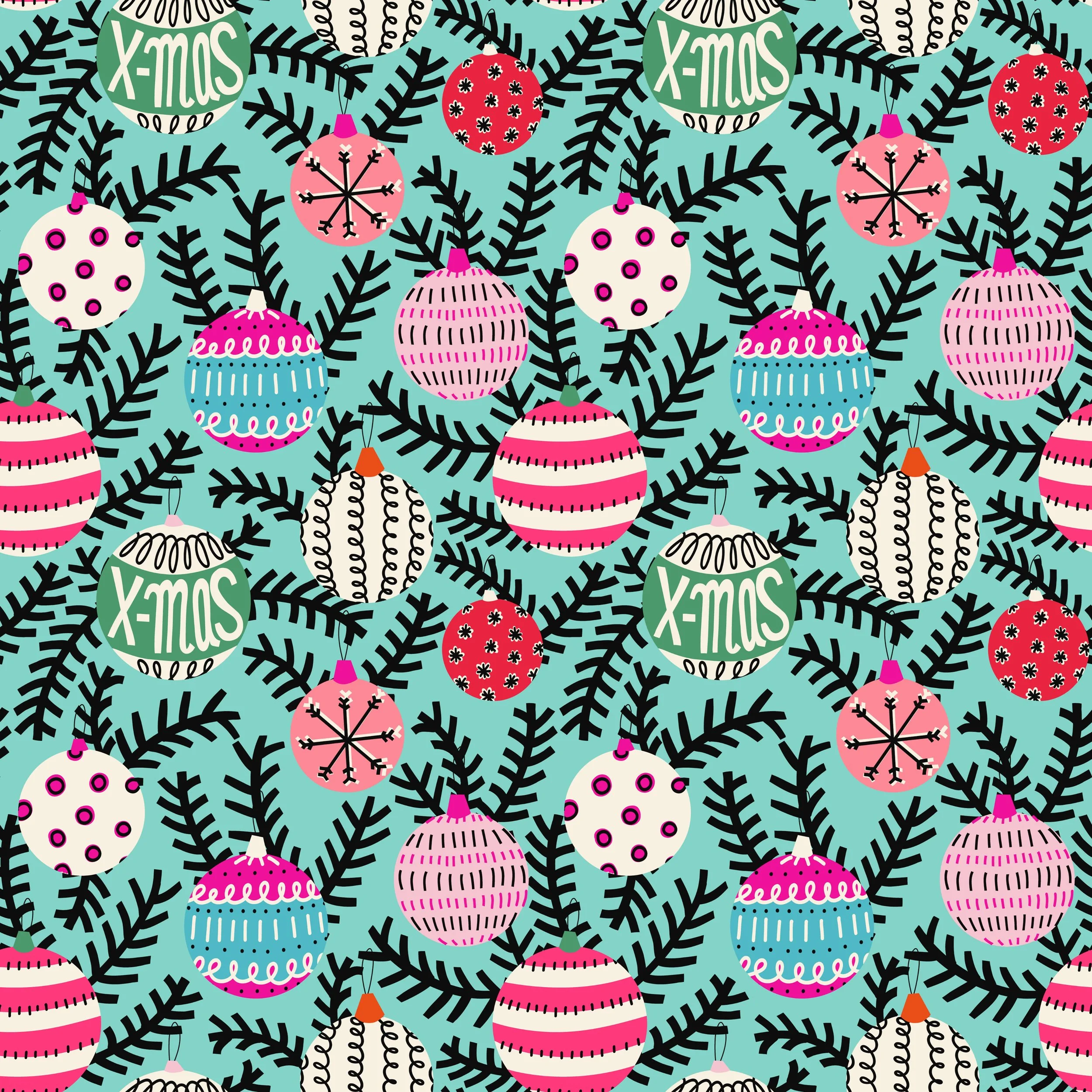 MID CENTURY MODERN CHRISTMAS Collection | Sandra Hutter Designs ...
