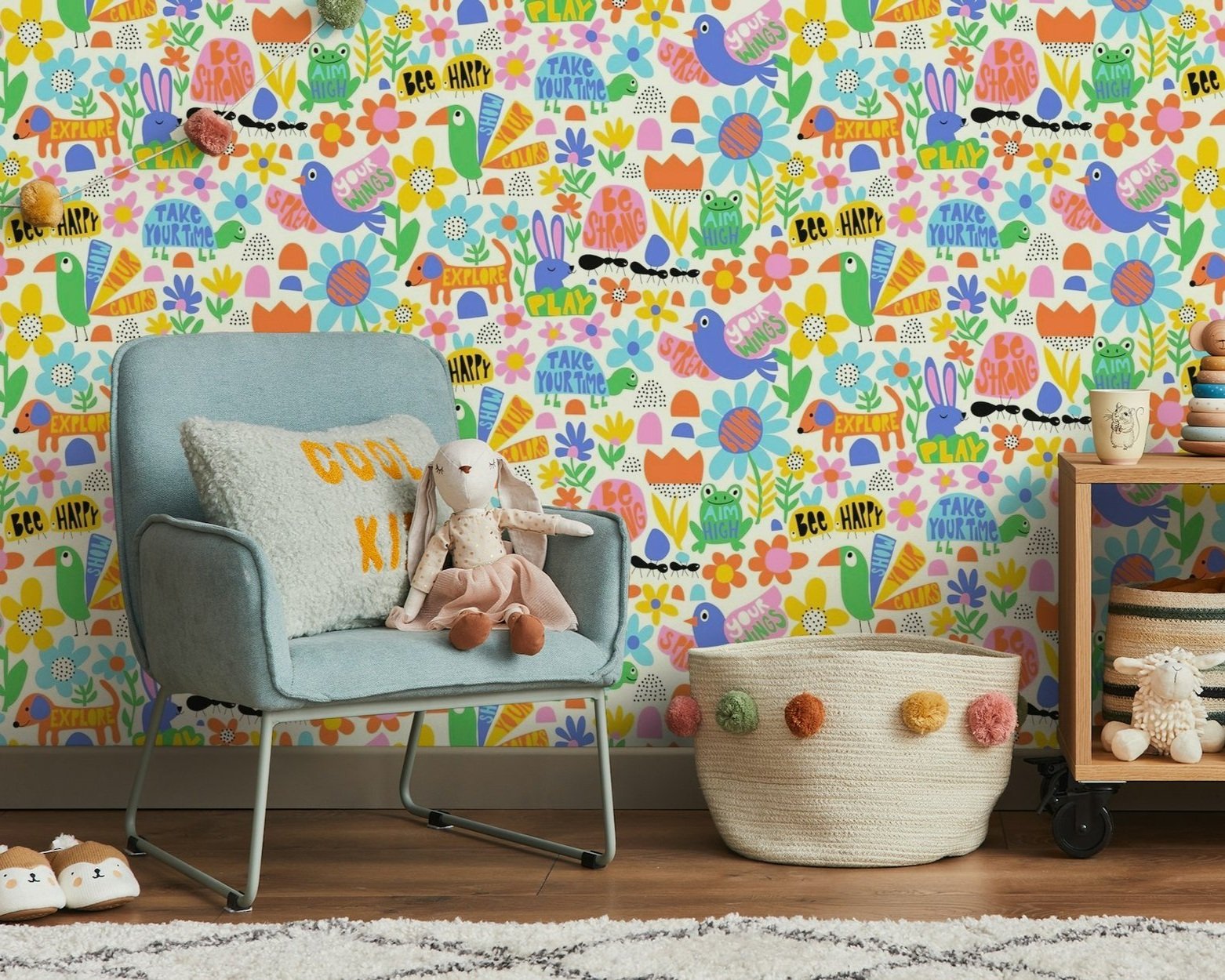 Wallpaper For Small Homes With Playful Designs