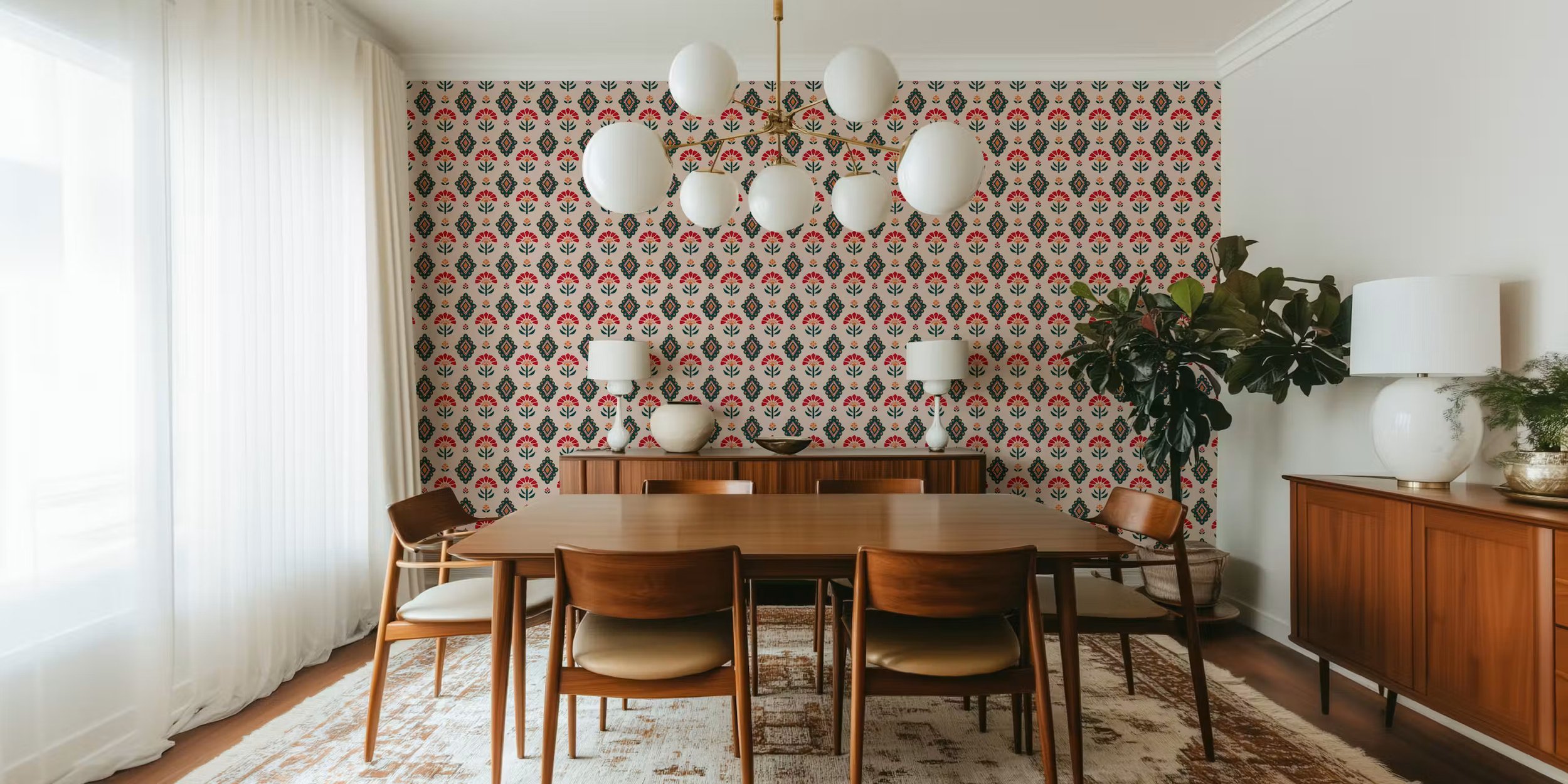 folk-diamond-tile-with-fan-flowers-on-blush-happywall-dining-room.jpg