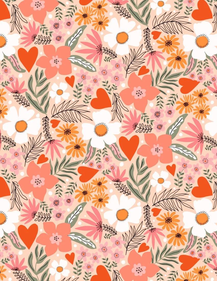 Floral-Love-Pattern-Art-Licensing-Collection-Sandra-Hutter