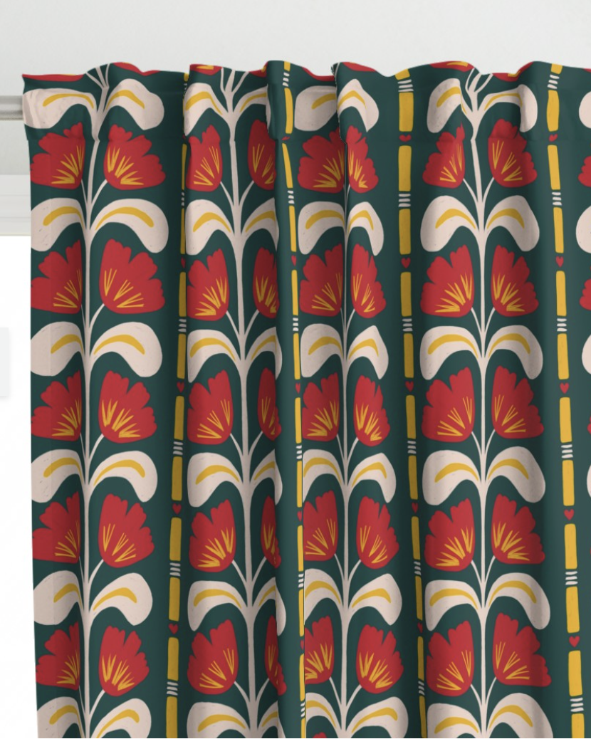red-tulip-folk-flower-tree-on-teal-large-curtain-mockup.png