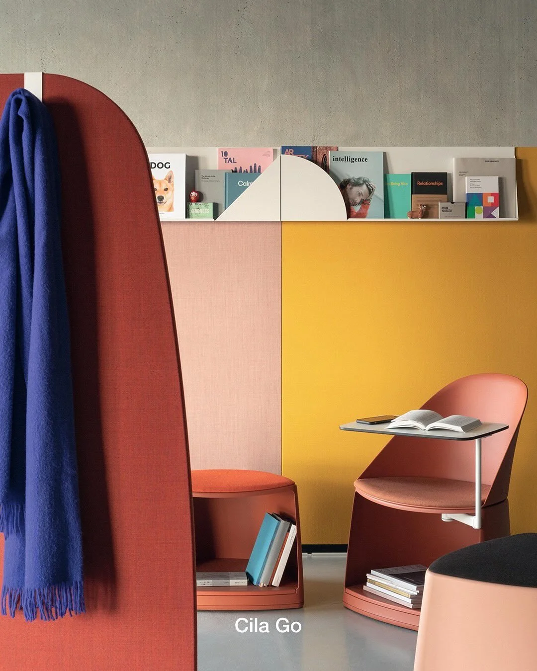 Cila Go introduces new aesthetic and functional possibilities for the education sector: mobility for group collaboration, quiet comfort for independent focus, and accessories for technology-enabled learning &mdash; meeting the needs of an ever-evolvi