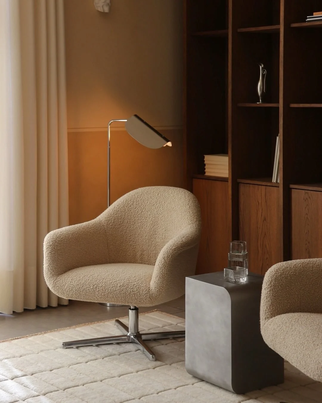 Audo introduces Harbour Lounge Swivel, a new member of the Harbour series designed by @normarchitects. The addition brings a new dimension of comfort and function to the collection, combining the series&rsquo; sculptural language with the ease of lou