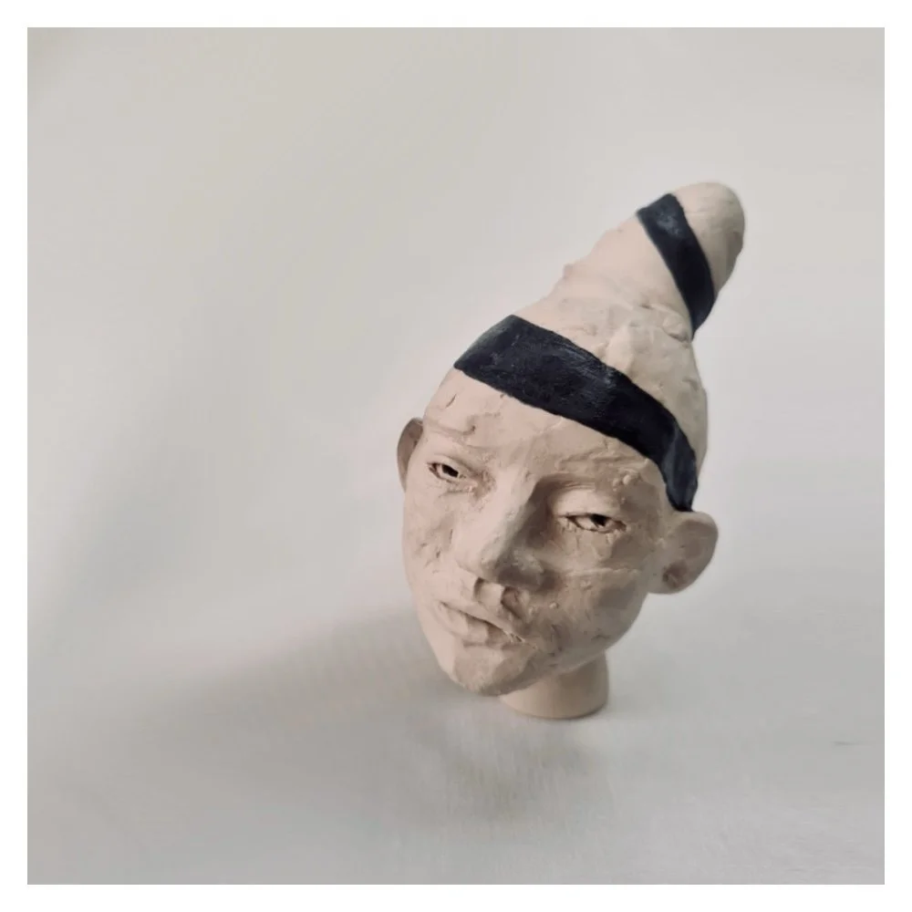 Ceramic head sculpture 2026 Harriet Ferris