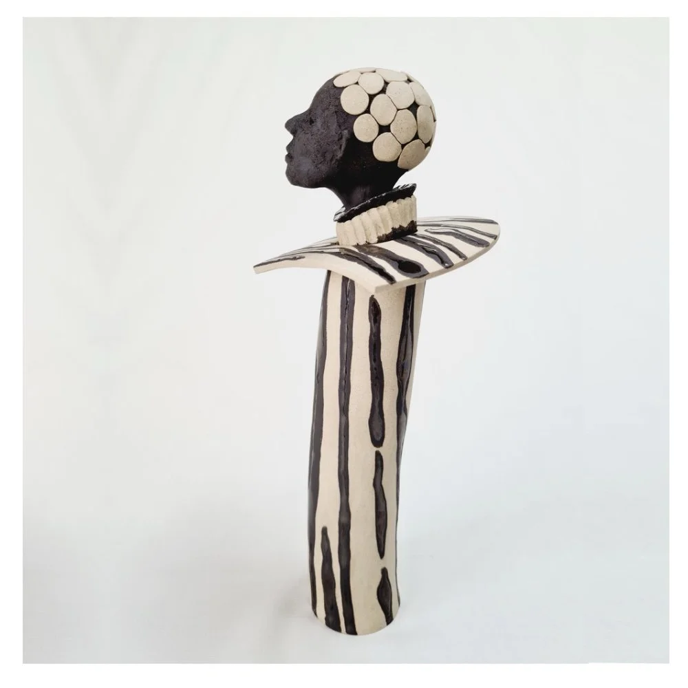Ceramic head sculpture vase 2026 Harriet Ferris
