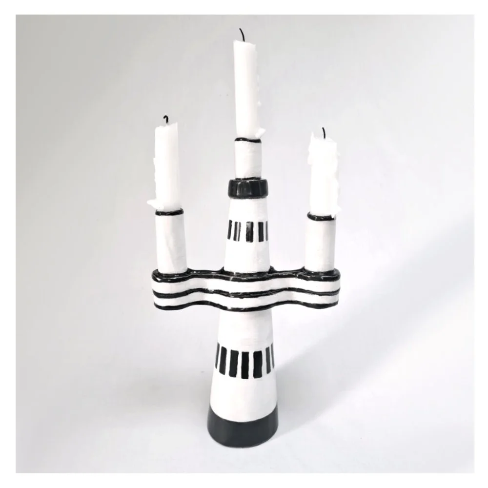 Harriet Ferris Ceramic Candelabra