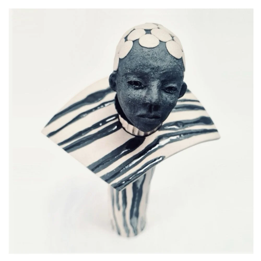 Stoic a ceramic head sculpture vase 2026 Harriet Ferris