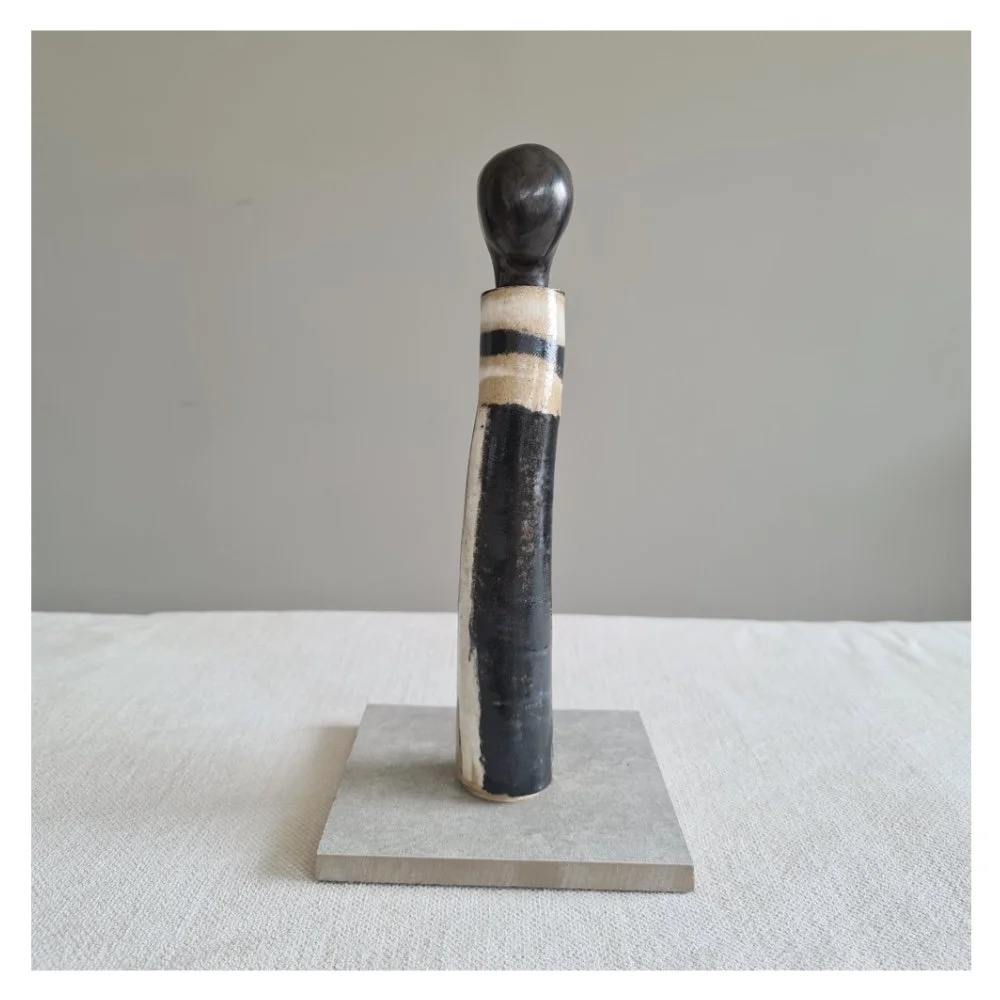 Aloof - Slender Ceramic Figurine back