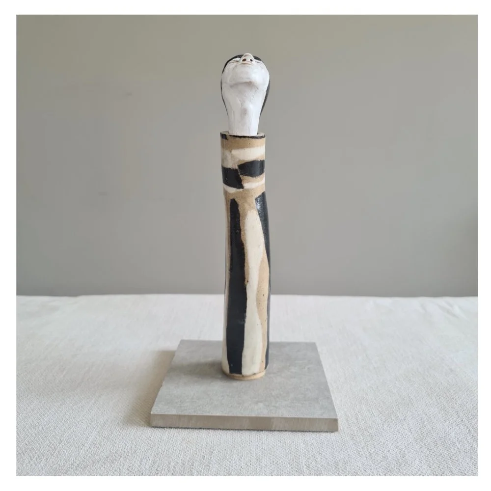 Aloof - Slender Ceramic Figurine front