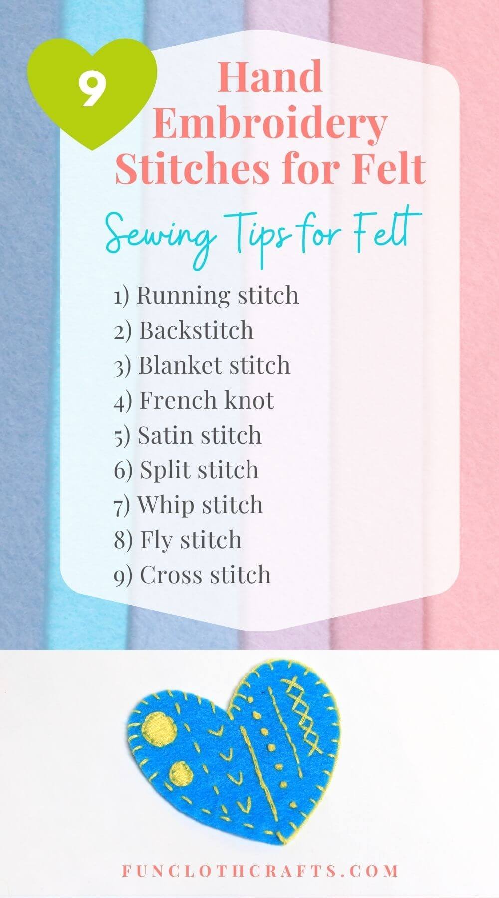 Basic Stitches in Cross Stitch