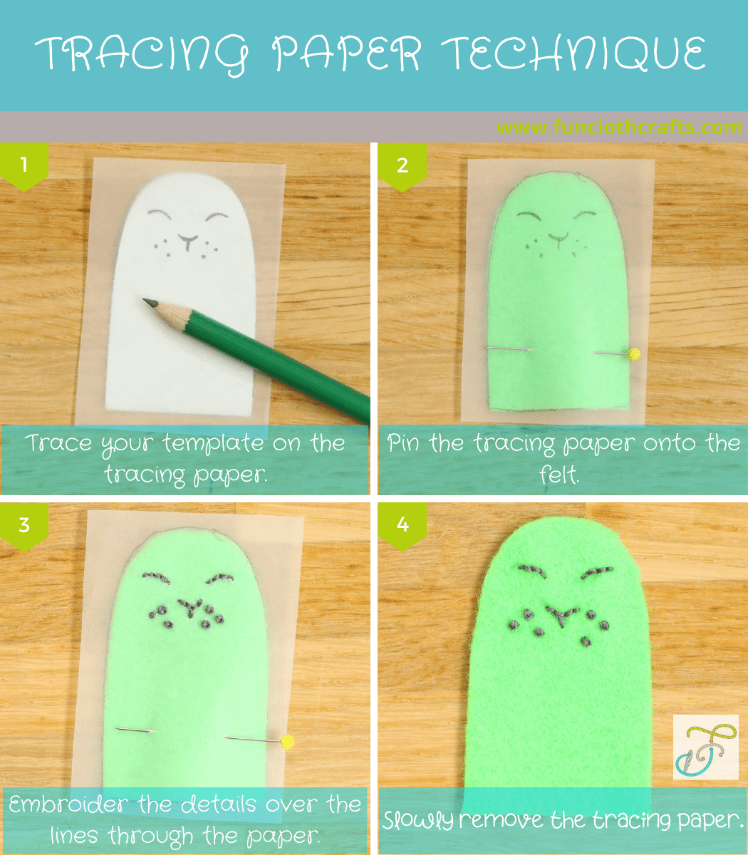 4 Ways on How to Trace on Felt for Embroidery