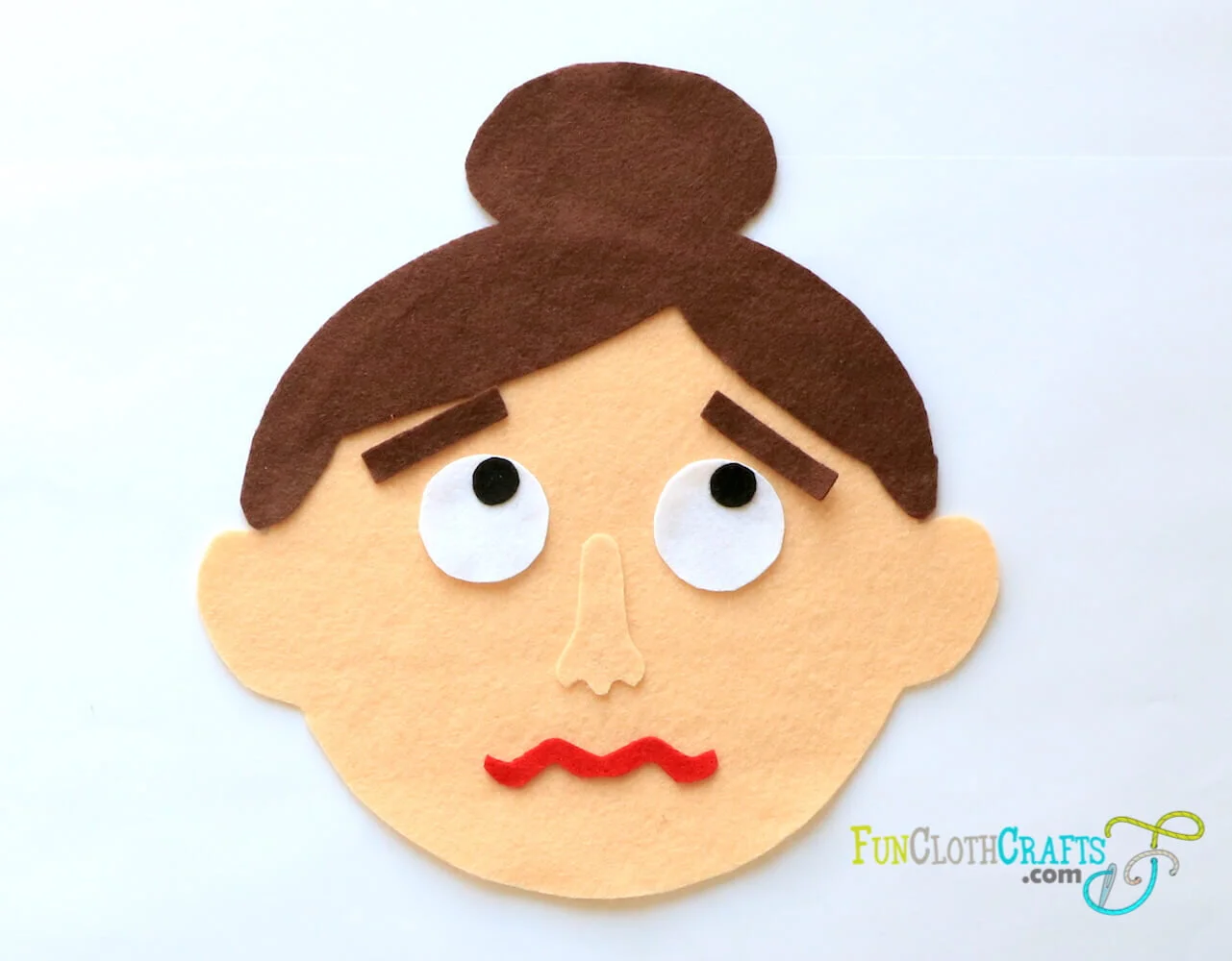 Embarrassed Felt Face