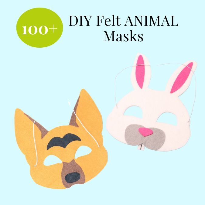 DIY Animal masks, Tiger Mask, Panda Mask, Bear Mask, Cat Mask, Rabbit  Mask
