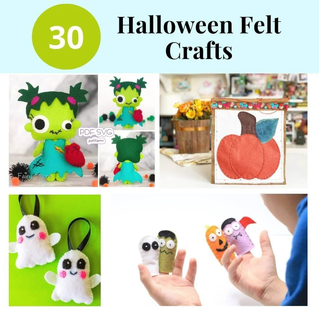 🕷️ 3 Halloween Felt Projects You&rsquo;ll Love

Garland or spooky d&eacute;cor
Easy Pumpkin Craft
Finger Puppets

Which one will you try first?
👉 Browse all Halloween ideas: https://www.funclothcrafts.com/all-posts/halloween-felt-crafts