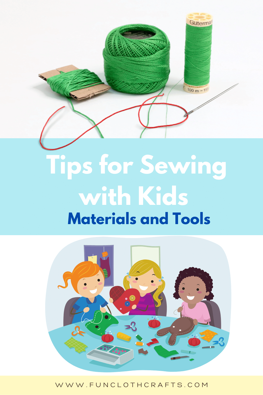 Sewing with Kids: Materials and Tools
