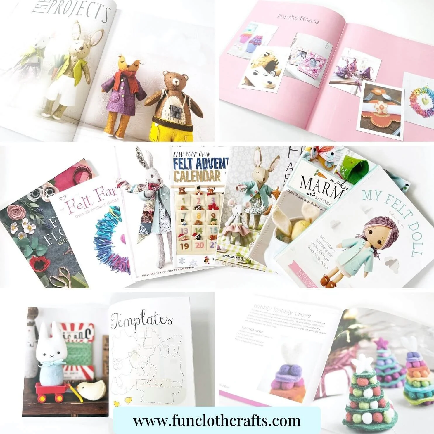 Felt Craft Books: Which Felt Pattern Book Shall I Buy? | Fun Cloth ...