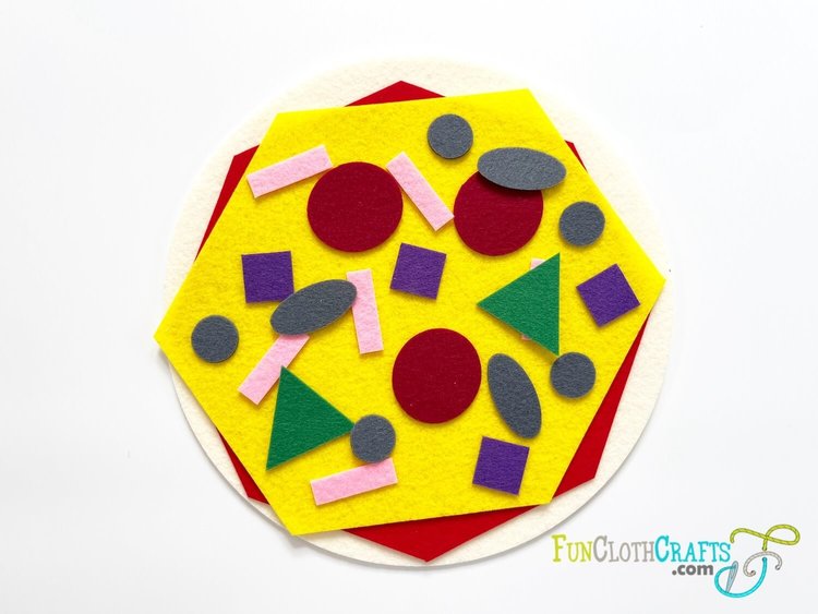 DIY Felt Shape Activity for Toddlers [Free Pattern] | Fun Cloth Crafts ...