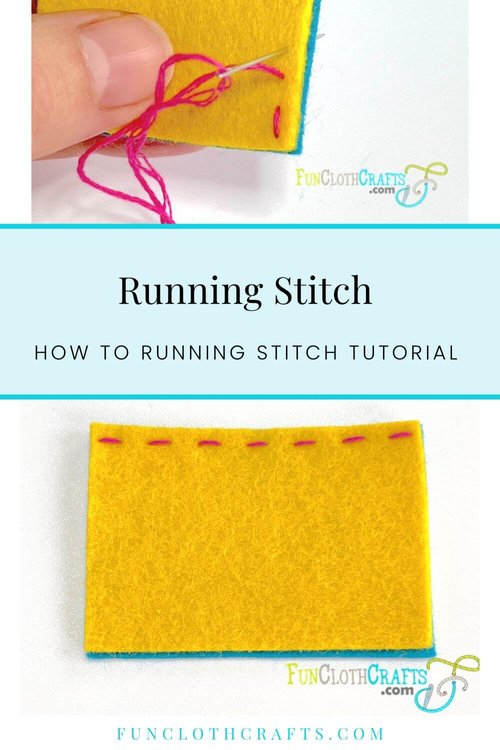Running stitch - embroidery how-to, quick video, and step by step guid