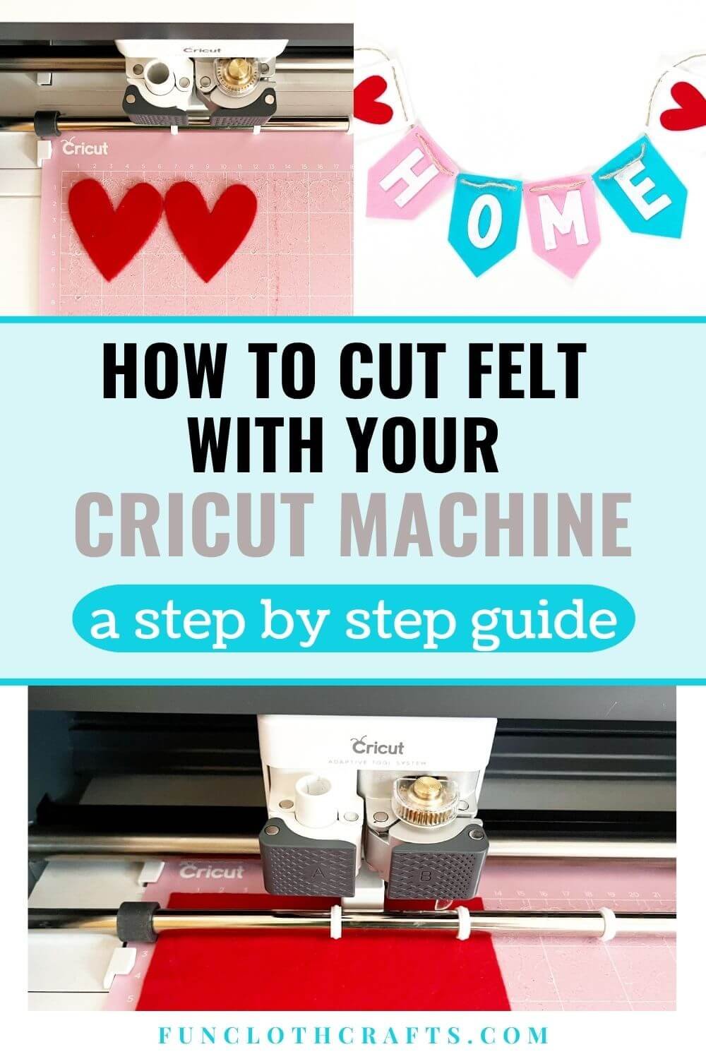 Cricut for Beginners: How to Cut Felt + Multiple Material Settings 