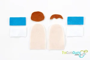 No Sew Felt Family Finger Puppets with Free Pattern | Fun Cloth Crafts ...