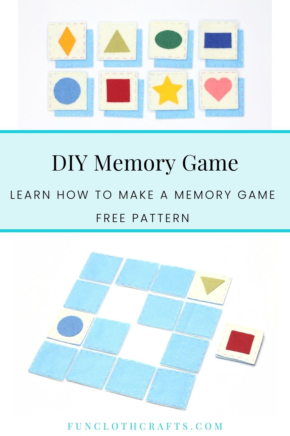 How to Make a Felt Memory Game  Fun Cloth Crafts - Felt Craft Patterns