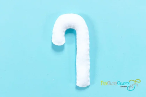 DIY Candy Cane Ornaments from Felt (Free Pattern) | Fun Cloth Crafts ...