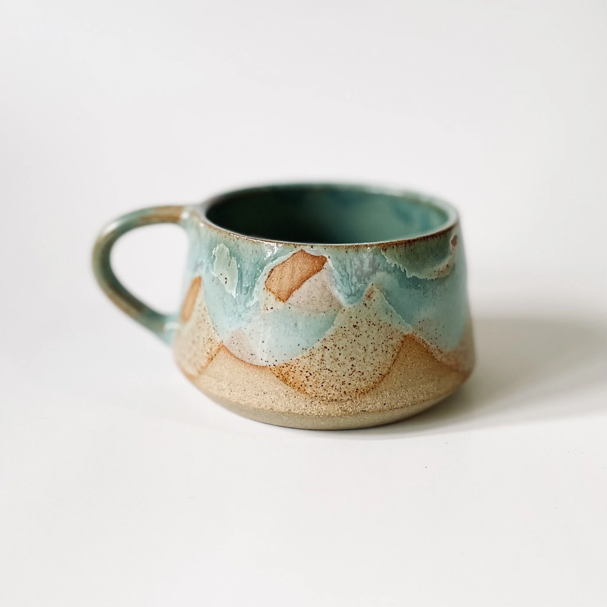 Spring design ceramic coffee cup 4