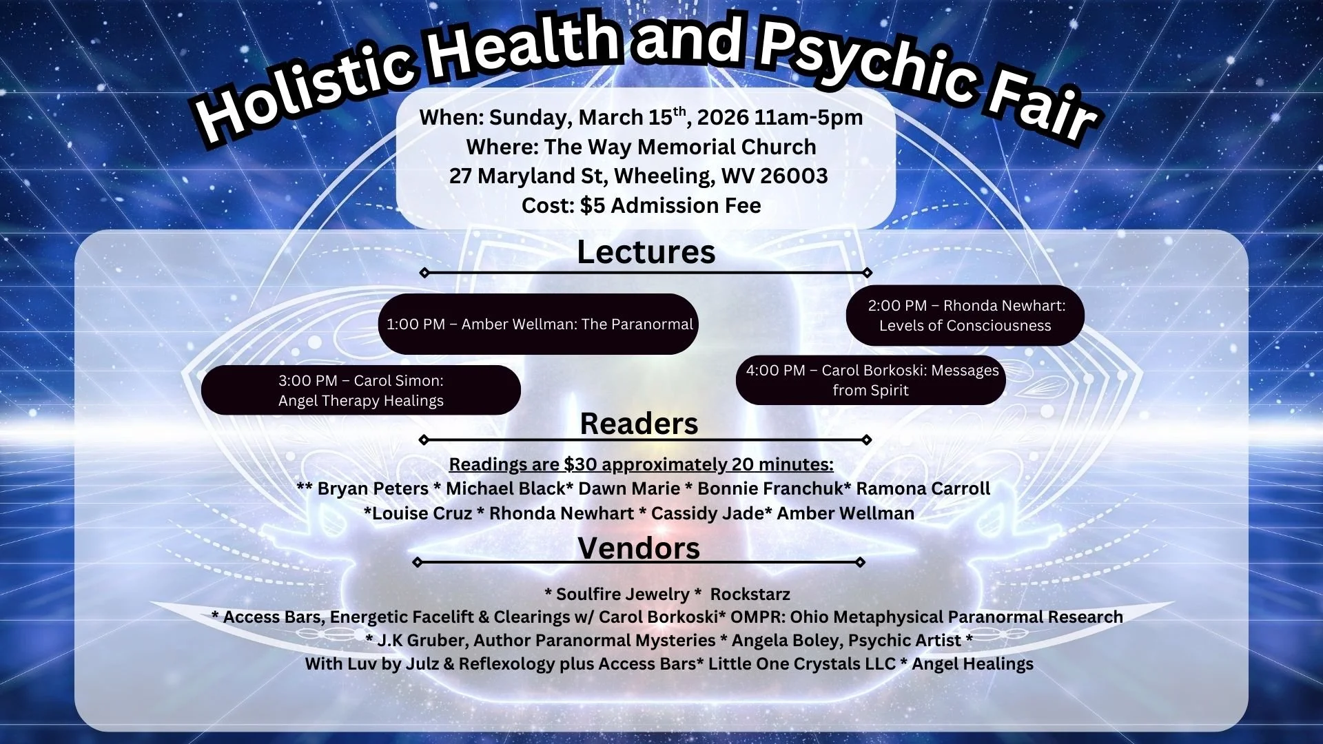 Join Us for Our Holistic Health & Psychic Fair This Sunday, March 15 at ...
