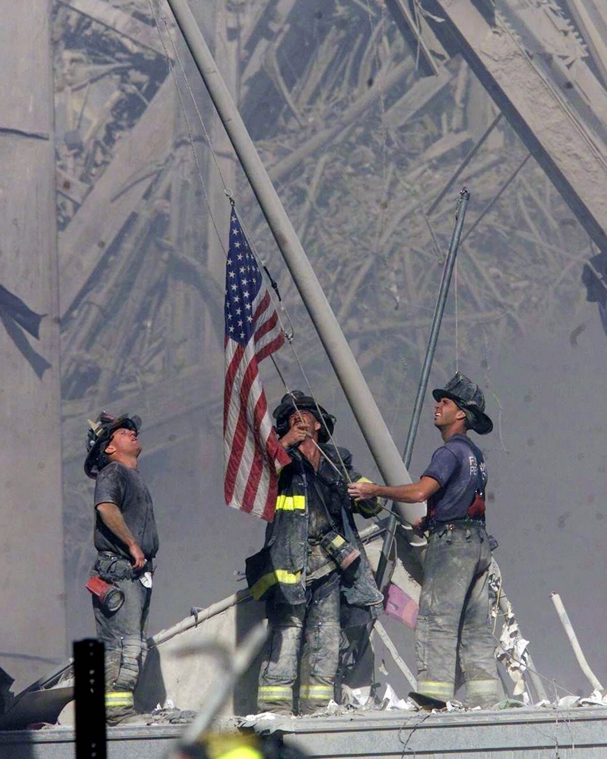This photo will always symbolize the remembrance of the heartbreak that occurred on 9/11 and simultaneously the strength of our country. And with the division that we feel today, the importance of this photo feels more paramount than ever. We need to