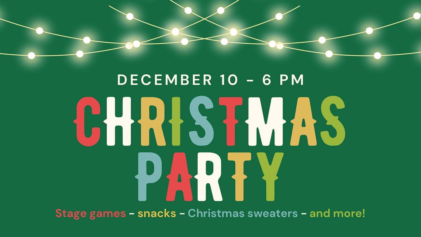🎄 Sunday Night 🎄
Join us for our annual church wide Christmas party! 6pm