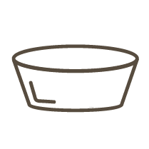 Outline of a bowl