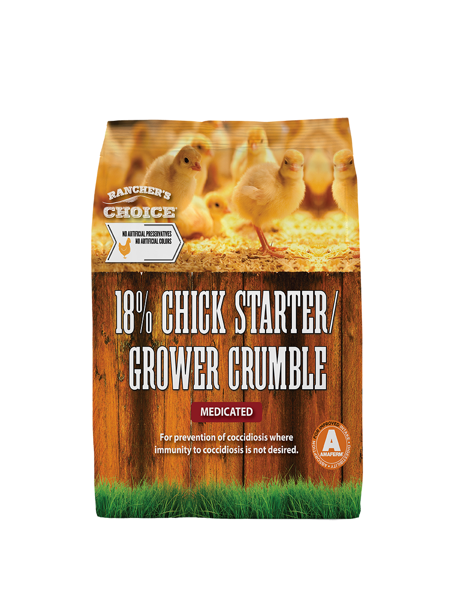 Medicated 18% Starter Grower Poultry Feed