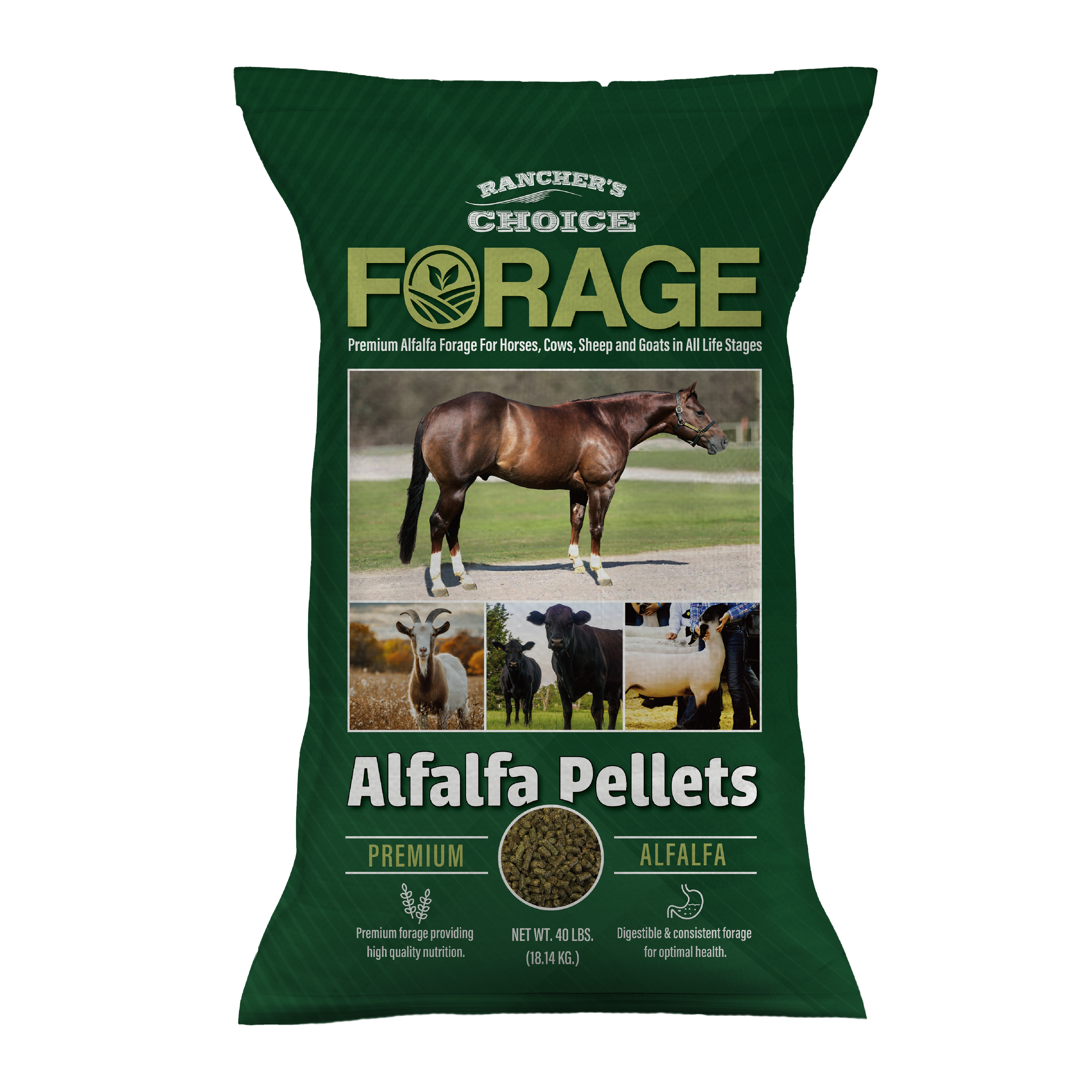 Ranchers Choice Forage Alfalfa Pellets