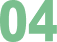 A bright green number four against a dark background.