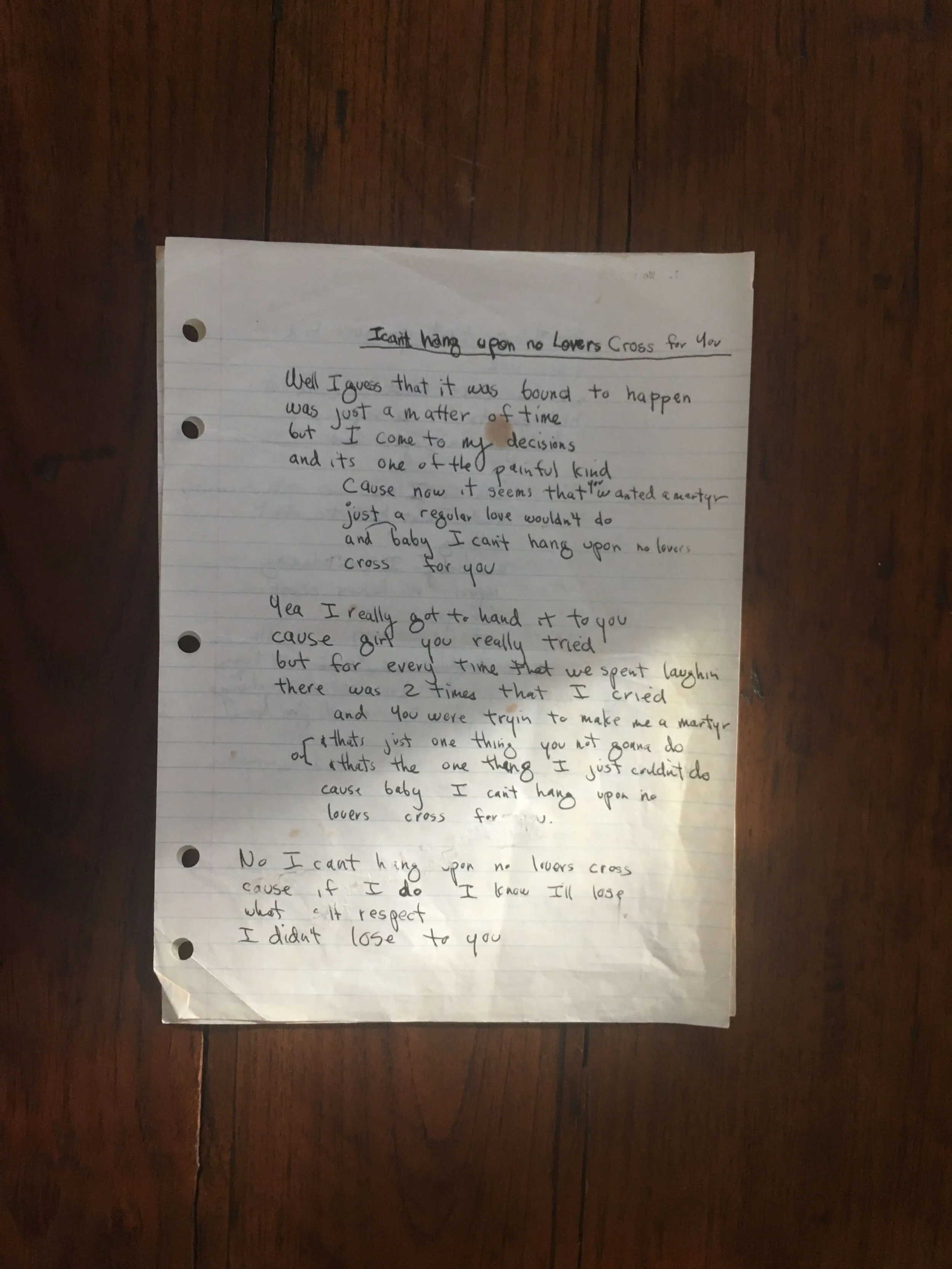 Jim Croce Handwritten Lyrics7.JPG