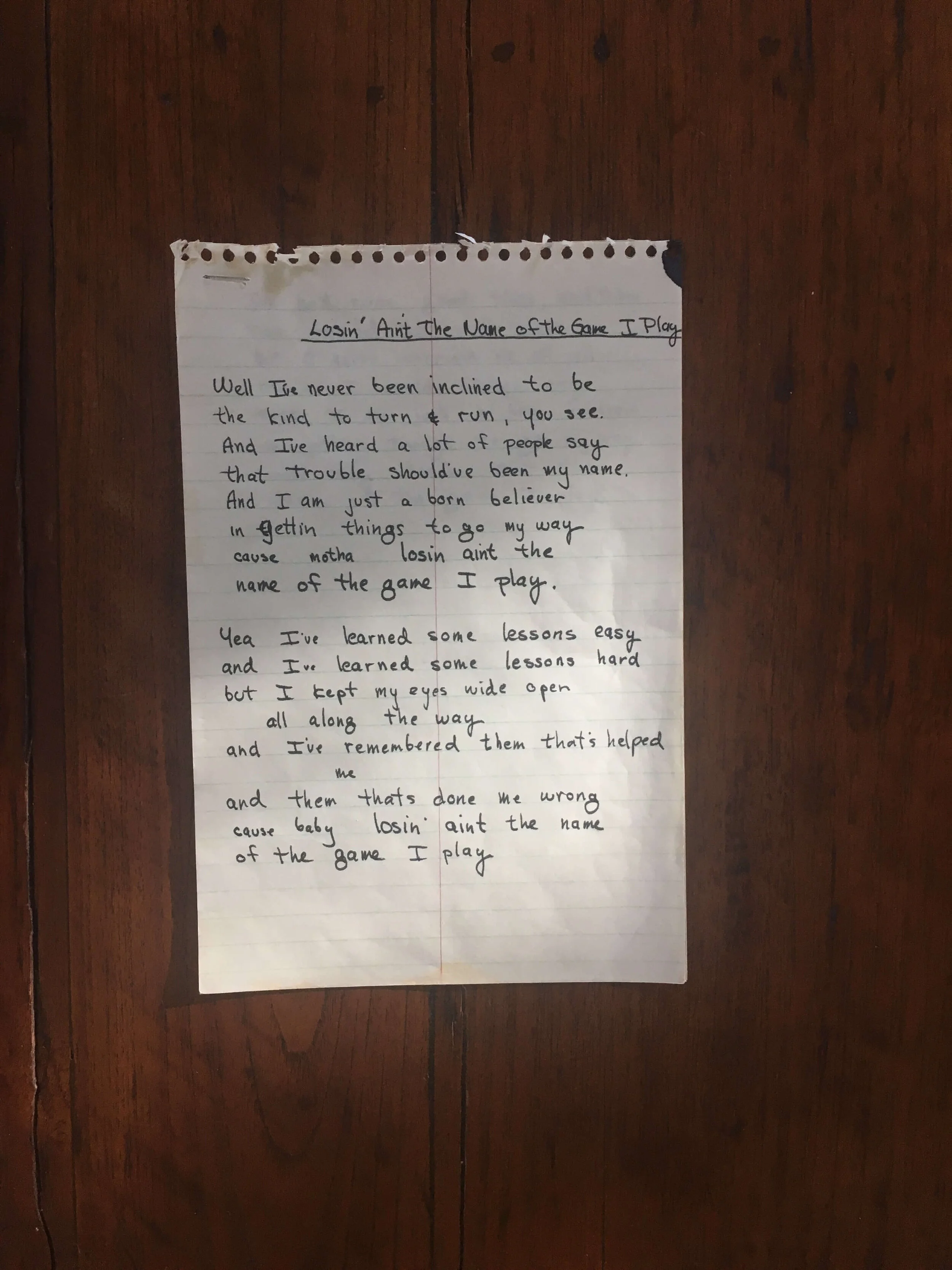 Jim Croce Handwritten Lyrics6.JPG