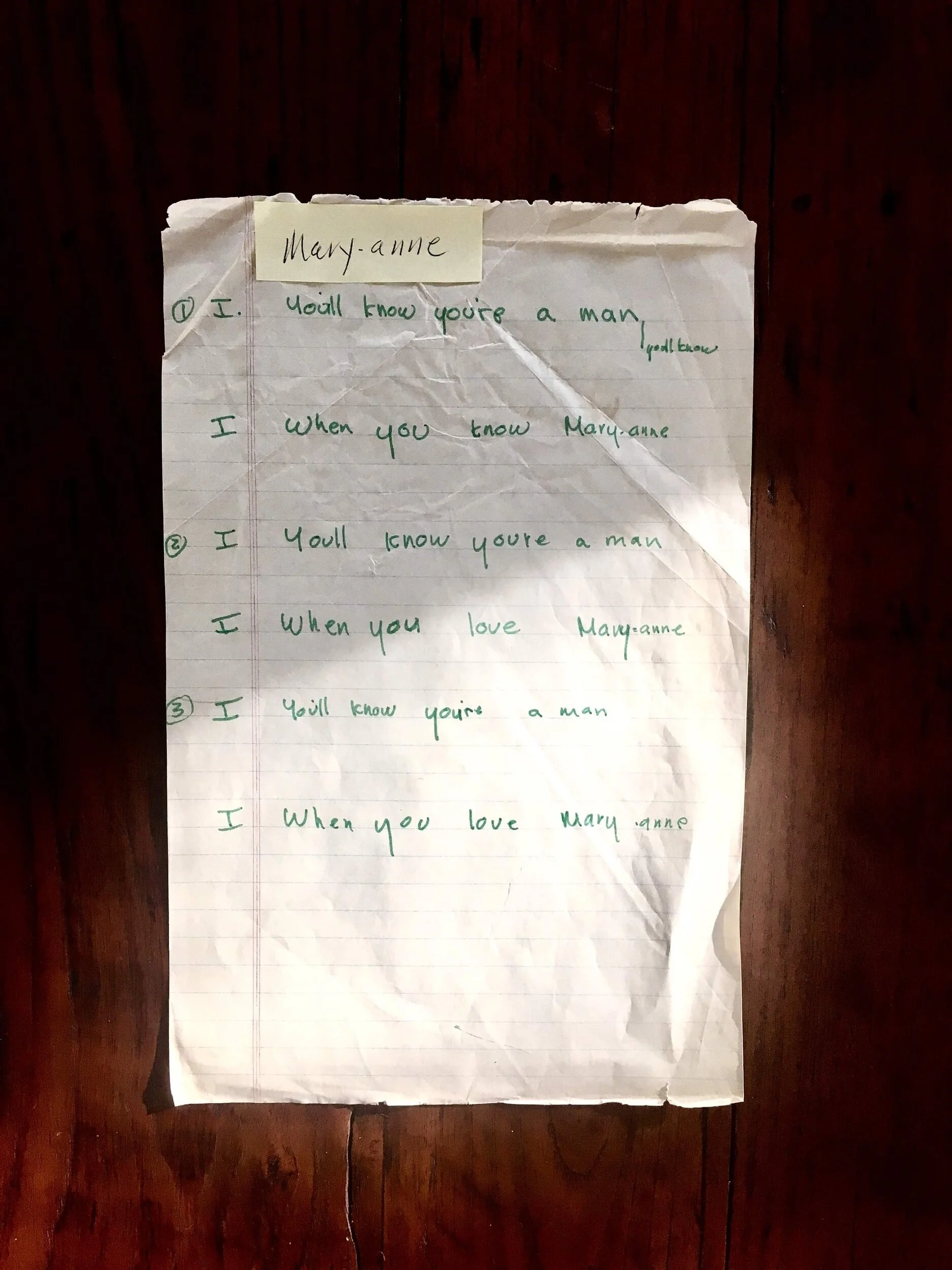 Jim Croce Handwritten Lyrics13.JPEG