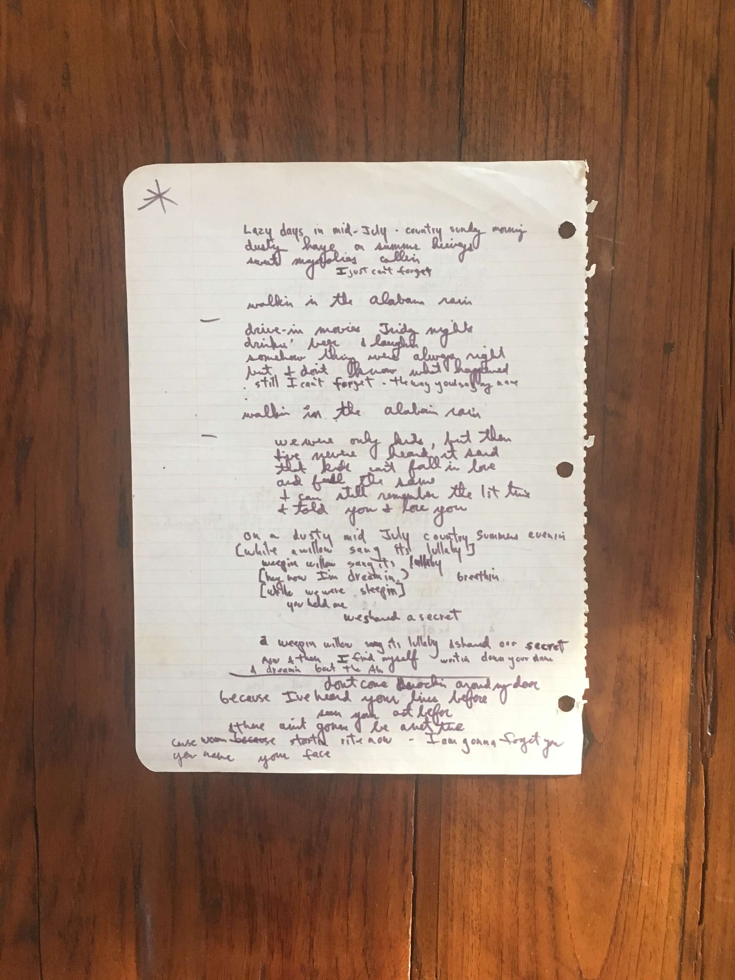 Jim Croce Handwritten Lyrics11.JPG