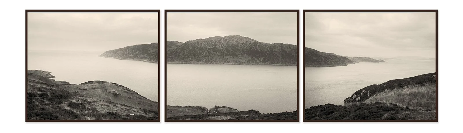 triptych presented as 3 separate prints