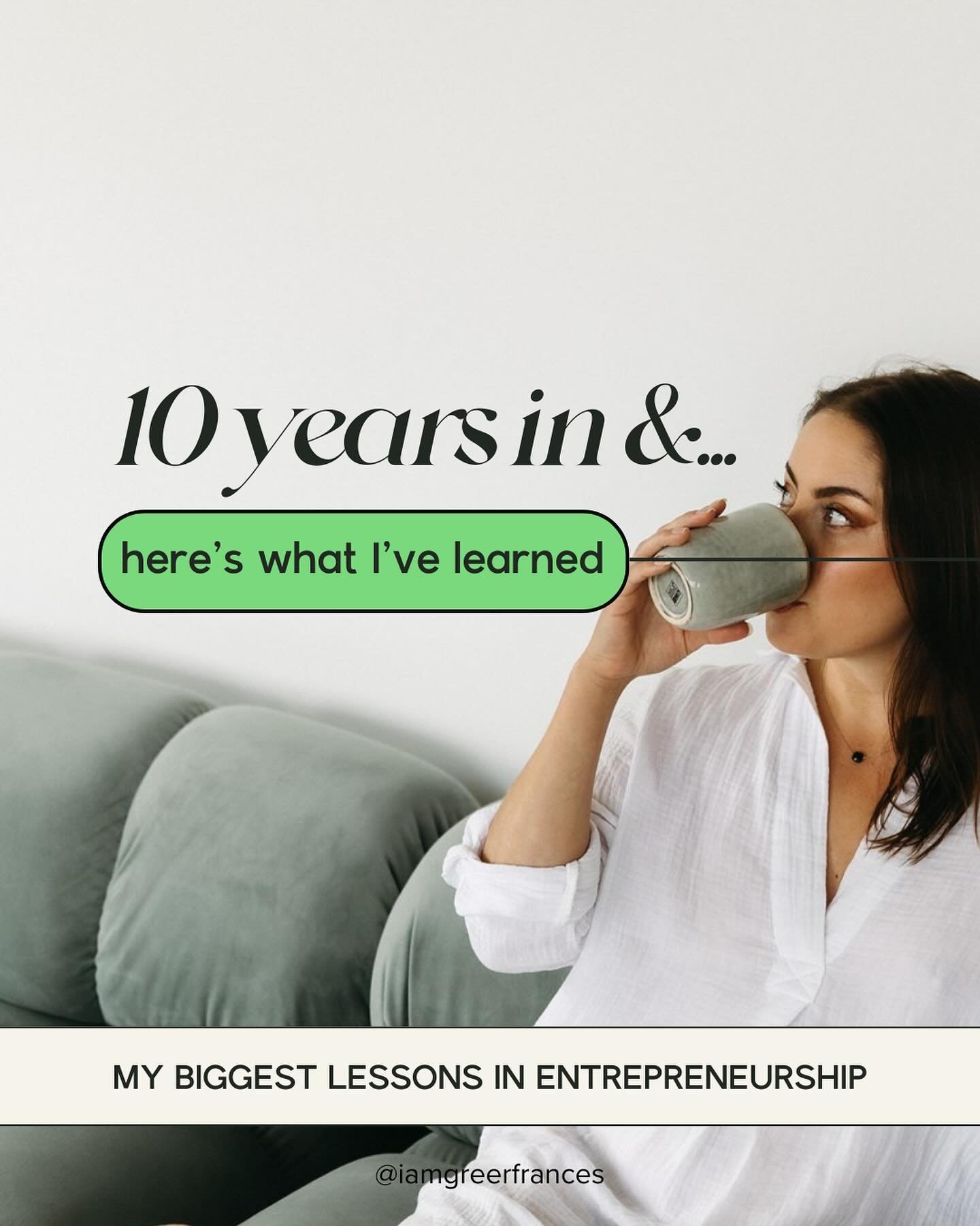 10 years into entrepreneurship and here are the biggest lessons I&rsquo;ve learned! 

What are your biggest lessons and takeaways from entrepreneurship? I&rsquo;d love to hear it👇🏼

#entrepreneurship #entrepreneurlife #businessowner #buildyourbusin
