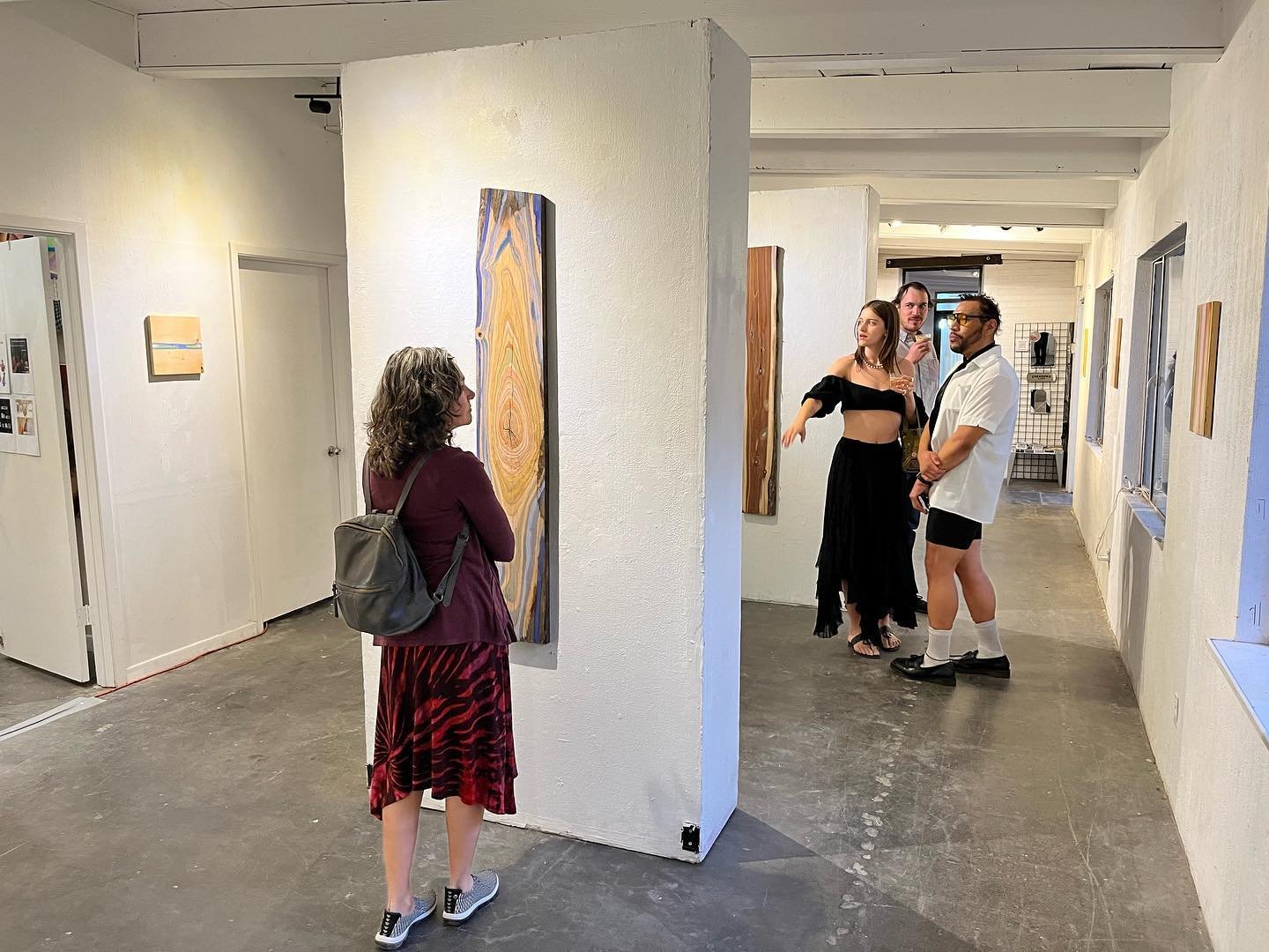 Thanks to all who came out to Last Thursday at @the_falstaff_! Another beautiful night filled with art, music and community 💥 Congratulations to @jax.daniell / @wildmarrt on their beautiful solo exhibition, and special thanks to all the artists who 