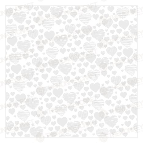 PW-0002 | Scattered Grey Hearts