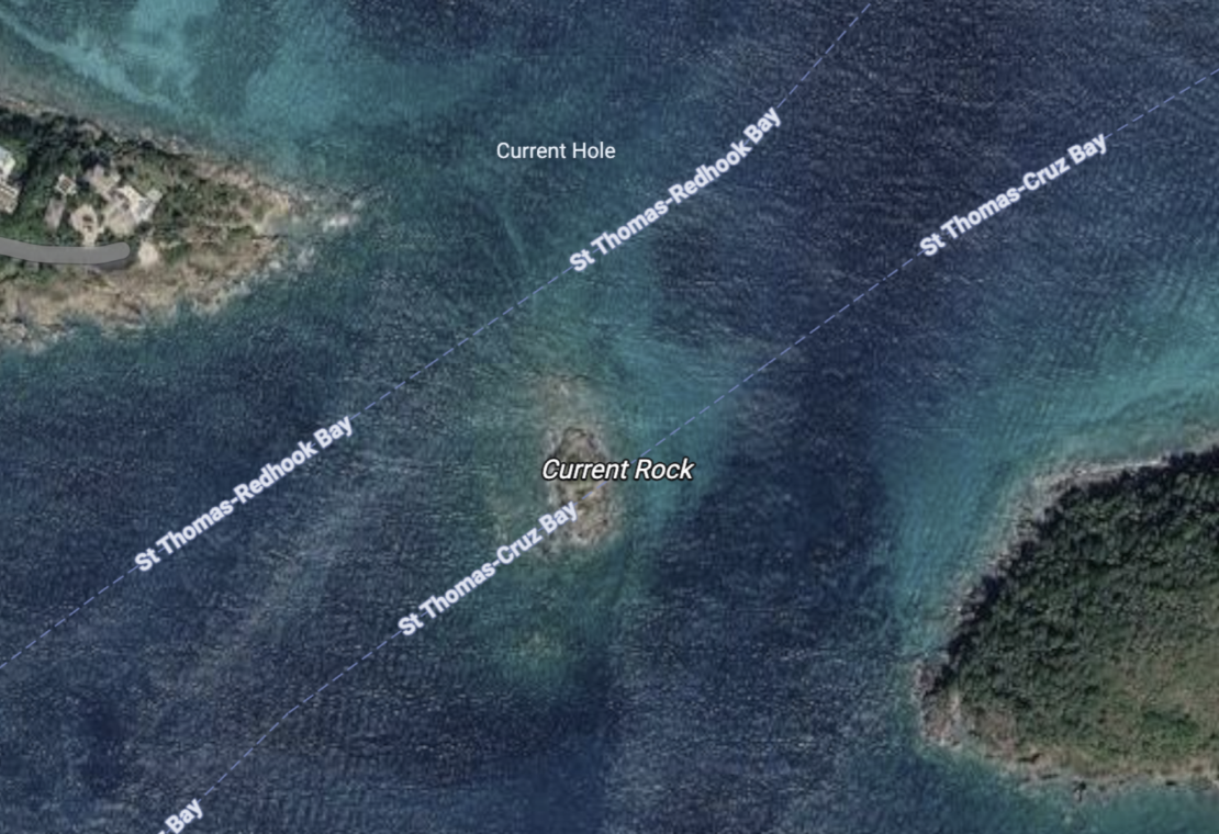 the area around St. Thomas and Great St. James