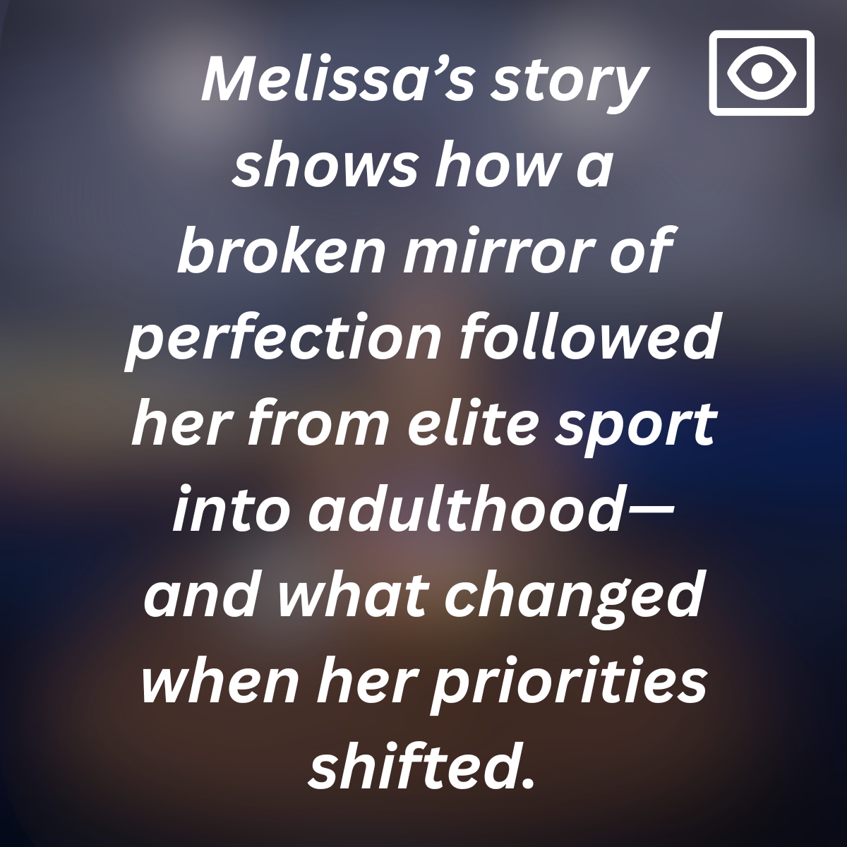 KANSAS |  Eating Disorders / Athletic Body Standards / Mental Health / Recovery / Motherhood