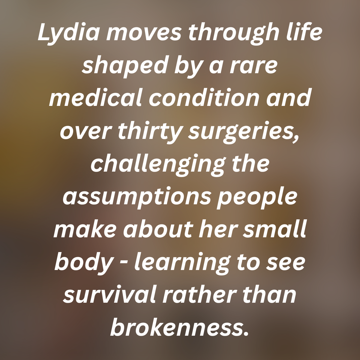 WISCONSIN |  Rare Medical Condition / Skinny Shaming / Chronic Illness & Surgery / Survival & Strength