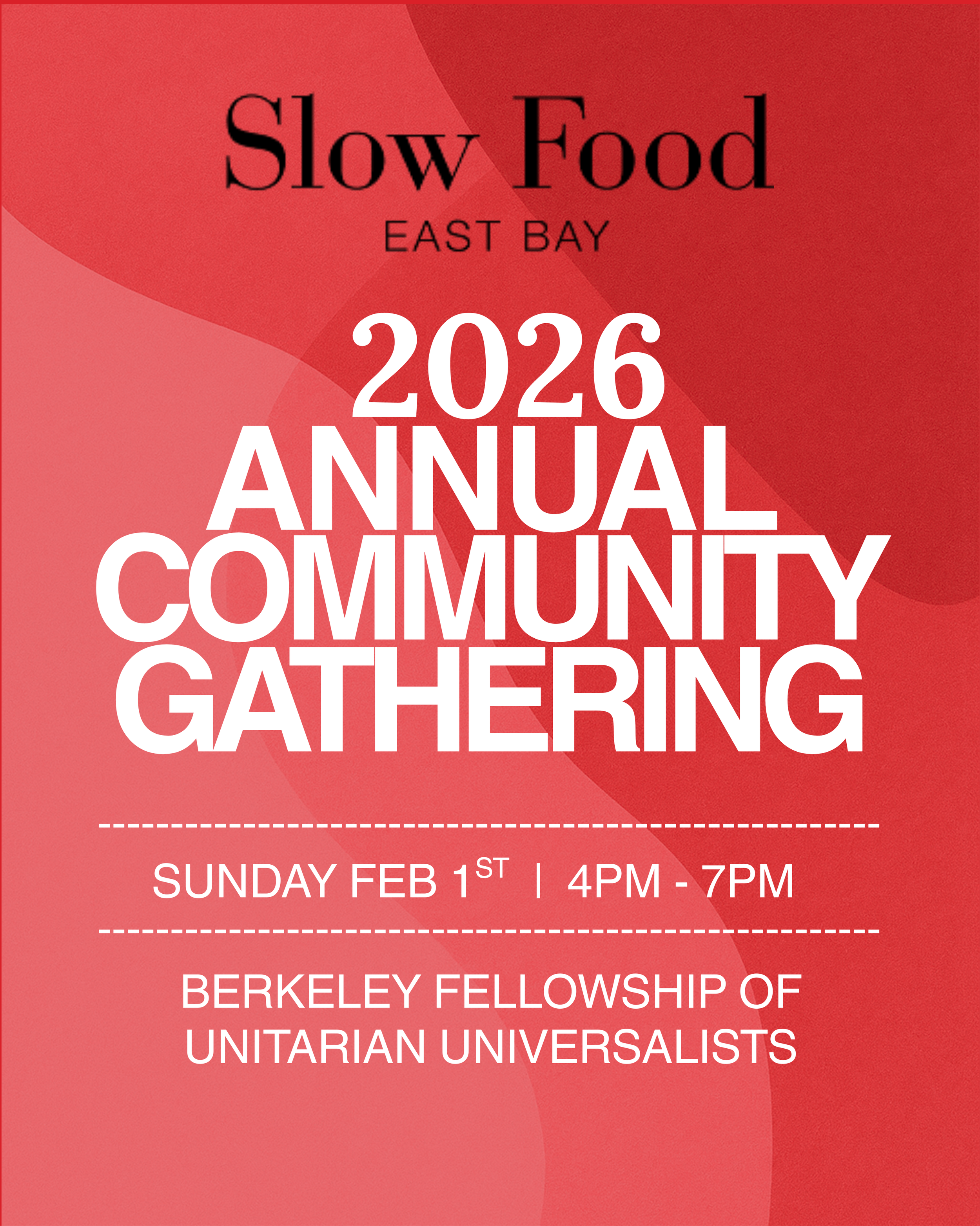 February 1st, 2026: Annual Community Gathering